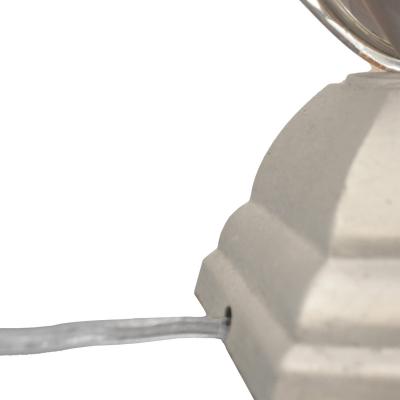 Artisan Pair of Sommerso Murano Glass Petal Top Lamps