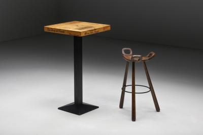 Artisan Tables Hautes Travail Belge Early 2000s