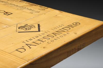 Artisan Tables Hautes Travail Belge Early 2000s