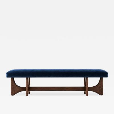 Artisanal Bench Series 72 in Dark Walnut by Stamford Modern