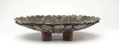 Artist Made Stone Platter by Don Moss