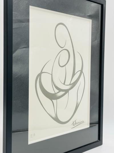 Artist Proof Lithograph by Ludmilla Tcherina Titles Europe A Coeur 