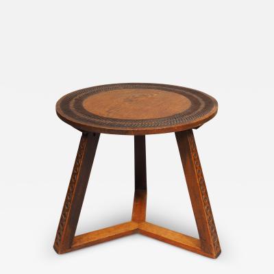 Arts And Crafts Oak Occasional Table