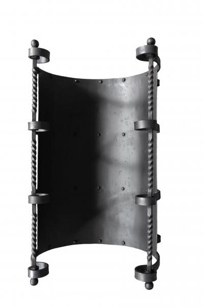 Arts And Crafts Wrought Iron Log Holder