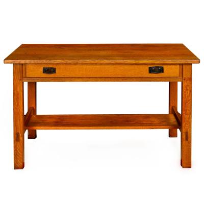 Arts Crafts Antique L J G Stickley Oak Library Table no 531