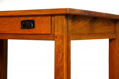 Arts Crafts Antique L J G Stickley Oak Library Table no 531