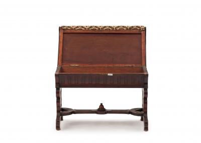 Arts Crafts Beechwood Flip Top Bench