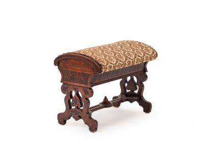 Arts Crafts Beechwood Flip Top Bench