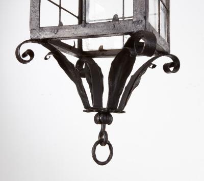 Arts Crafts Cloverleaf Hanging Lantern