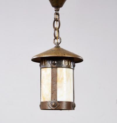 Arts Crafts Copper Pendant Light
