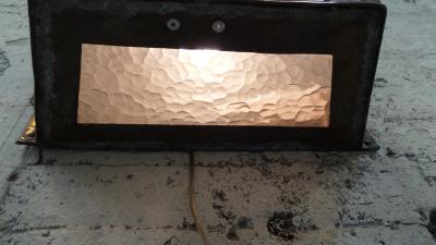 Arts Crafts Copper Wall Light