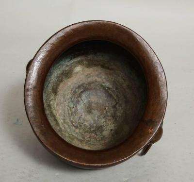 Arts Crafts Hammered Copper Vessel