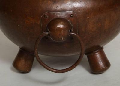 Arts Crafts Hammered Copper Vessel
