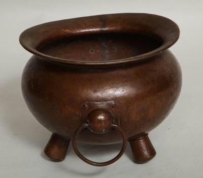 Arts Crafts Hammered Copper Vessel