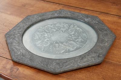 Arts Crafts Octagonal Wall Tray