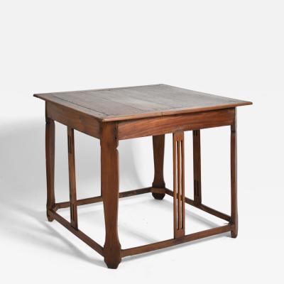 Arts Crafts square side table 1910s 
