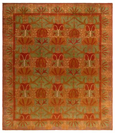 Arts and Crafts Donegal Rug by C F A Voysey