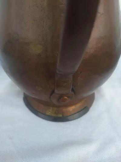Arts and Crafts Period Hammered Copper Jug