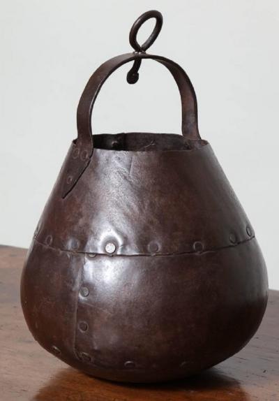 Arts and Crafts Riveted Pot