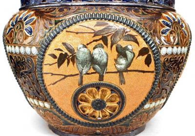 Arts and Crafts Royal Doulton Lambeth Pot