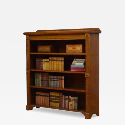Arts and Crafts Solid Oak Open Bookcase