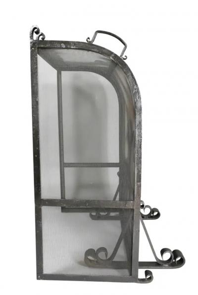 Arts and Crafts Wrought Iron Fireplace Screen