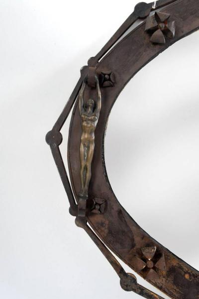 Arturo Di Modica Massive and Unique Arturo Di Modica Mirror One of a Kind