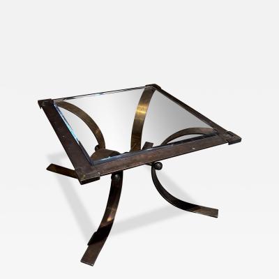 Arturo Pani 1950s Arturo Pani Sculptural Side Table in Patinated Brass Mexico City