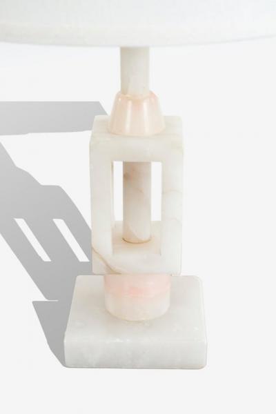 Arturo Pani Arturo Pani style onyx marble table lamp