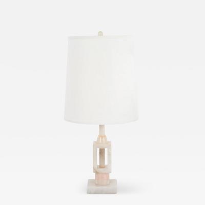 Arturo Pani Arturo Pani style onyx marble table lamp