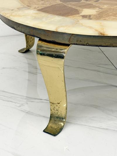 Arturo Pani Mid Century Onyx Coffee Table by Arturo Pani Mullers Of Mexico 1960s