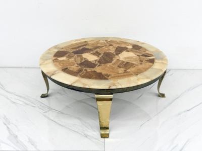 Arturo Pani Mid Century Onyx Coffee Table by Arturo Pani Mullers Of Mexico 1960s
