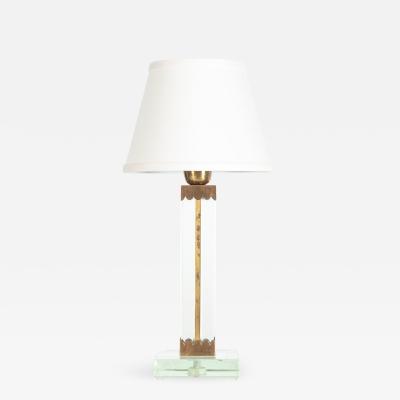 Arturo Pani Small Crystal Table Lamp