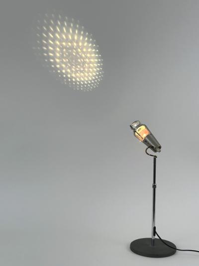 Arturo Silva Rare Arturo Silva Light Projector or Table Lamp Galileo Sistema for Antonangeli