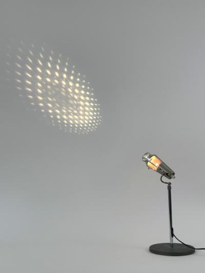 Arturo Silva Rare Arturo Silva Light Projector or Table Lamp Galileo Sistema for Antonangeli