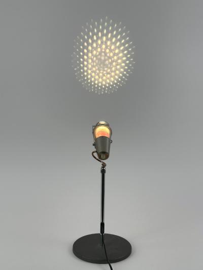 Arturo Silva Rare Arturo Silva Light Projector or Table Lamp Galileo Sistema for Antonangeli