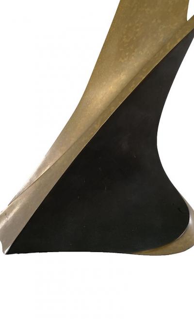Ascending Form Abstract Bronze Sculpture