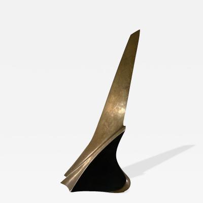 Ascending Form Abstract Bronze Sculpture