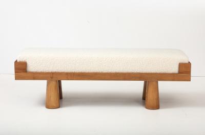 Ash Ivory Boucl Bench by Milanese Artisan Studio Italy 2025