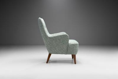 Ash Wood Danish Cabinetmaker Easy Chair Denmark ca 1950s