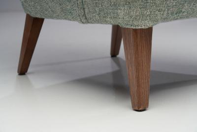 Ash Wood Danish Cabinetmaker Easy Chair Denmark ca 1950s