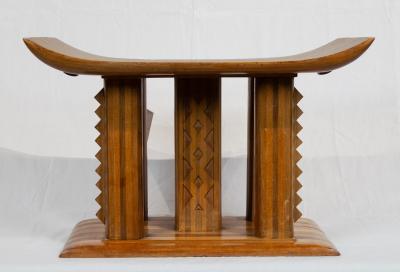 Ashanti Carved Assemblage Stool