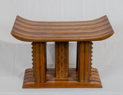 Ashanti Carved Assemblage Stool