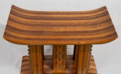 Ashanti Carved Assemblage Stool