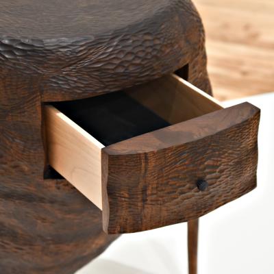 Ashley Joseph Martin Hand Carved Side Table