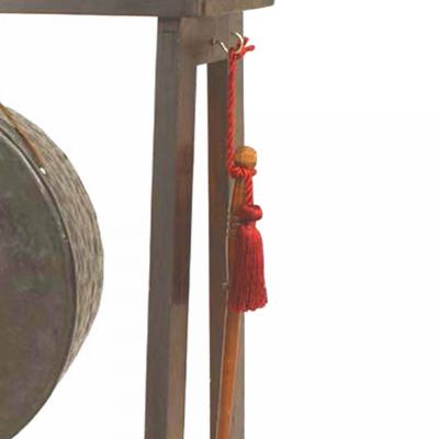 Asian Bronze Gong With Stand