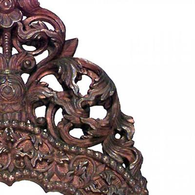 Asian Burmese Carved Snake Easel