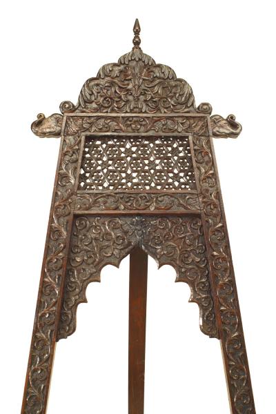 Asian Burmese Rosewood Easel