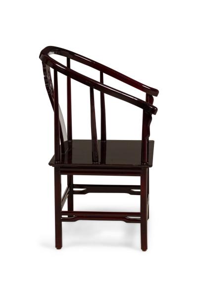 Asian Chinese Ming Style c 1970s Rosewood Armchair