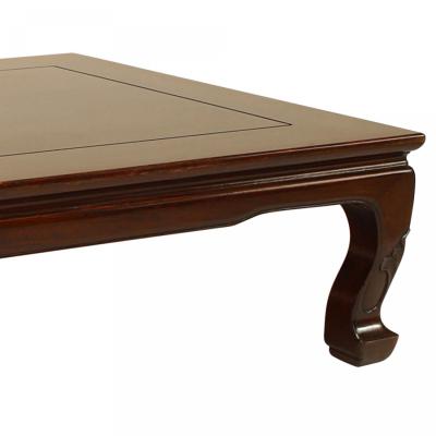 Asian Chinese Style Wooden Rectangular Coffee Table